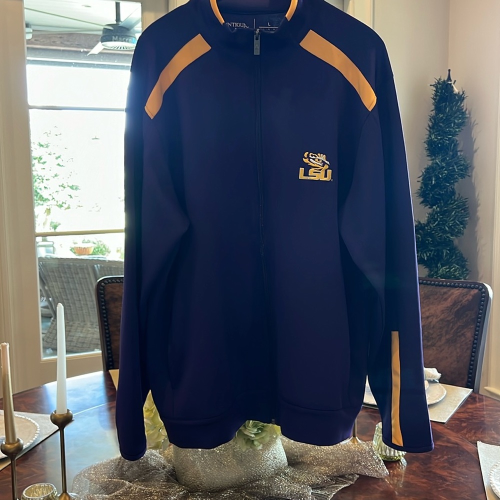 LSU Tigers Antigua  Full-Zip Jacket size Large
